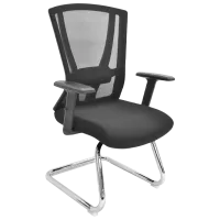 Scaun de birou DecoPrim Reflex CF Pânză, plasă acrilică/ Black