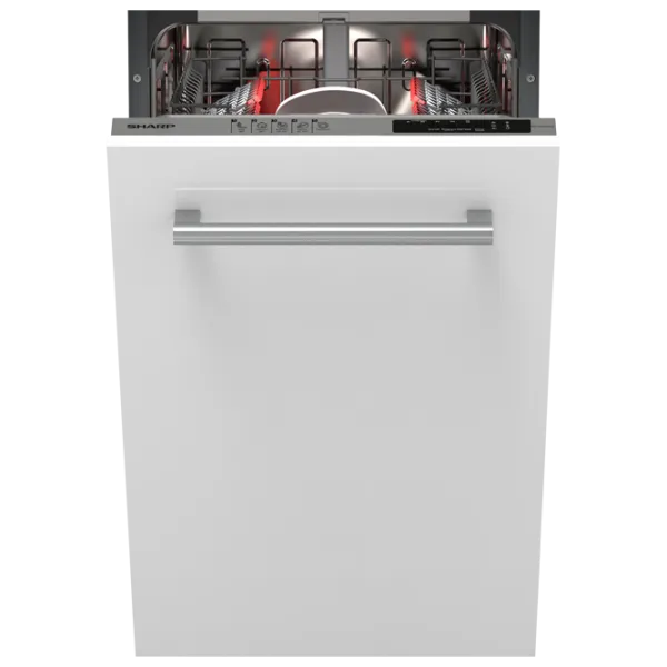 Посудомоечная машина SHARP QW-NS14I49EX-EU Узкая/ Белый photo 1