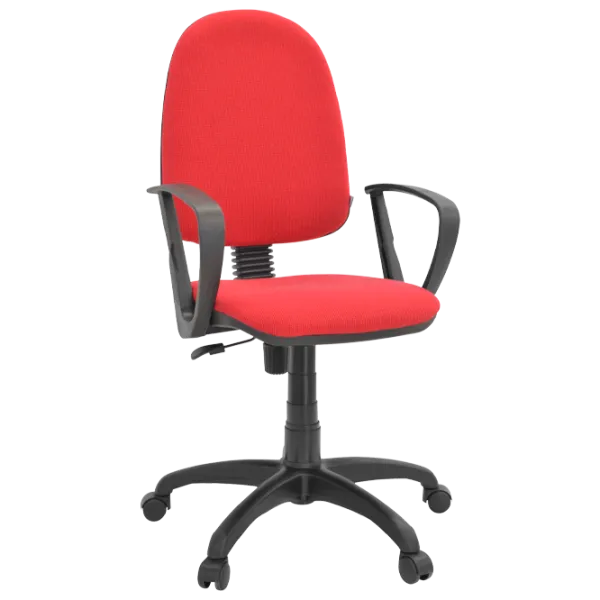 Fotoliu de birou DecoPrim PRESTIGE A-29 Stofă/ Red photo 1 Fotoliu de birou DecoPrim PRESTIGE A-29 Stofă/ Red photo 1