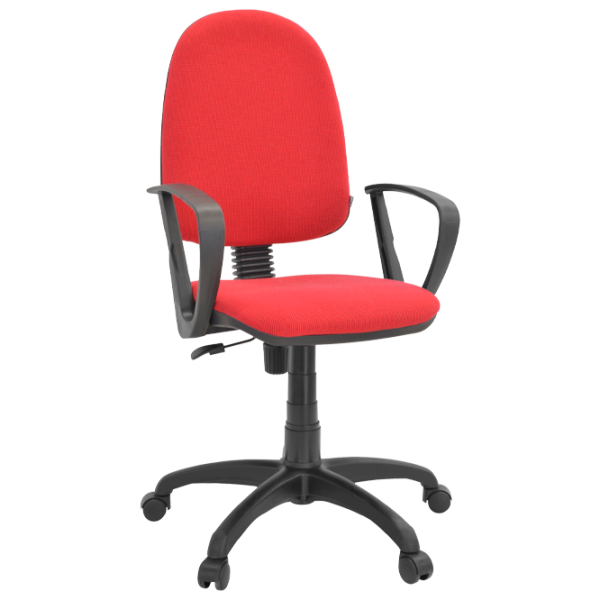 Fotoliu de birou DecoPrim PRESTIGE A-29 Stofă/ Red photo 1 Fotoliu de birou DecoPrim PRESTIGE A-29 Stofă/ Red photo 1