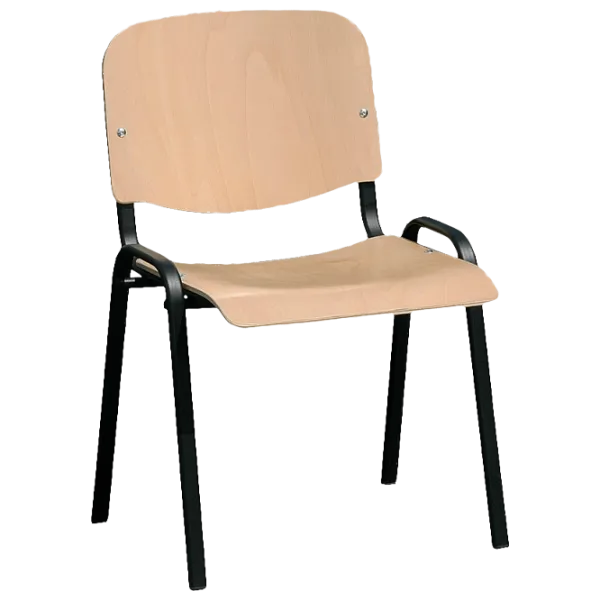 Scaun de birou DecoPrim ISO WOOD Beige photo 1