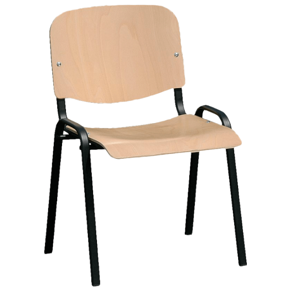 Scaun de birou DecoPrim ISO WOOD Beige photo 1