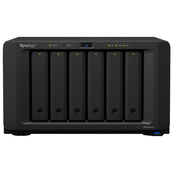 Сетевое хранилище Synology DS1621xs+ Черный photo 1