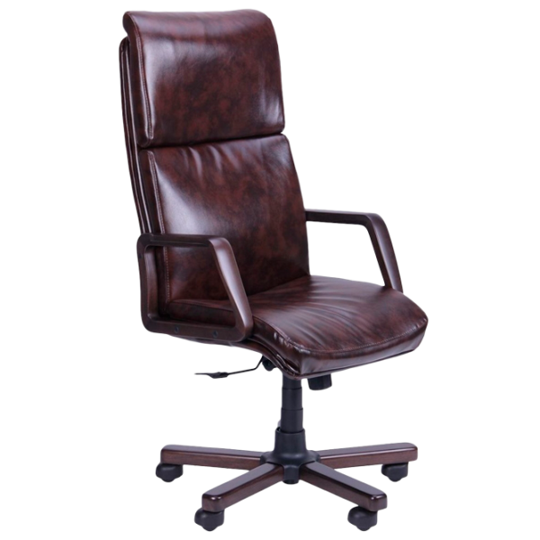 Fotoliu de birou DecoPrim Texas Piele artificială/ Brown photo 1 Fotoliu de birou DecoPrim Texas Piele artificială/ Brown photo 1