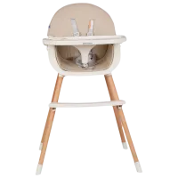 Scaun de masă Kikka Boo Nutri (31004010118) Clasic/ 6 luni / Beige 