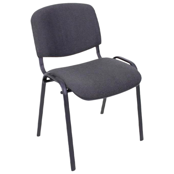 Офисный стул DecoPrim Iso C-26 Ткань/ Черный Серый photo 1