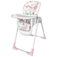 Scaun de masă Kikka Boo Vitto (31004010091) Clasic/ 6 luni / Pink 