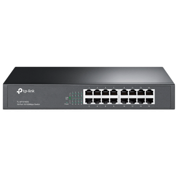 Switch TP-Link TL-SF1016DS Черный photo 1
