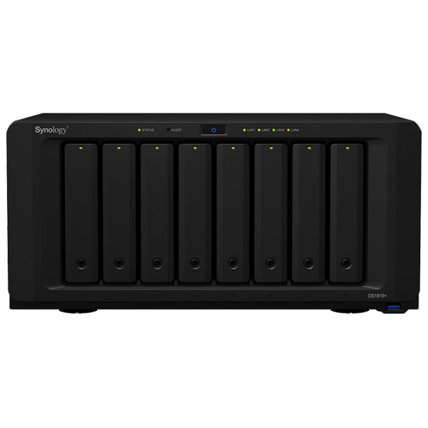 Сетевое хранилище Synology DS1819+ Черный photo 1