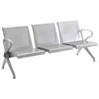 Scaune pentru sala de așteptare DecoPrim Terminal M3 Silver