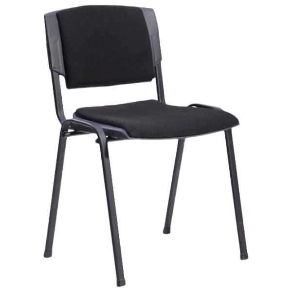 Scaun de birou DecoPrim Prizma Stofă/ Black photo 1 Scaun de birou DecoPrim Prizma Stofă/ Black photo 1