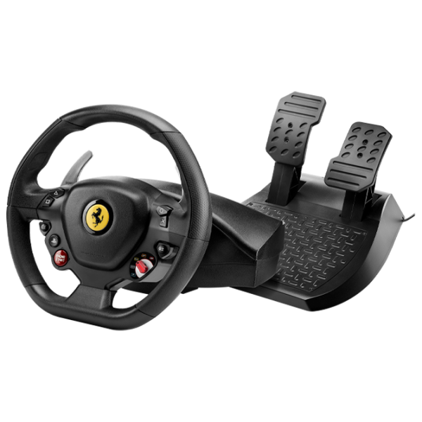 Volan Thrustmaster T80 Ferrari 488 GTB Edition Cu fir/ 11 buttons/ Black photo 1