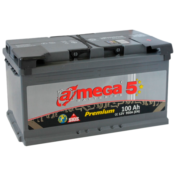 Авто аккумулятор A-Mega Premium 100Ah A3 0 950A photo 1 Авто аккумулятор A-Mega Premium 100Ah A3 0 950A photo 1