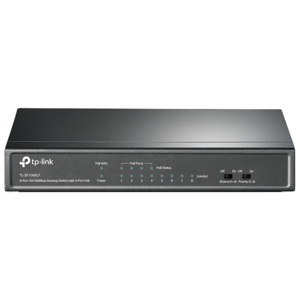 Switch TP-Link TL-SF1008LP Черный photo 1