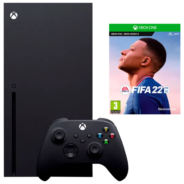 Microsoft Xbox Series X + FIFA22 1 ТБ/ Черный photo 1