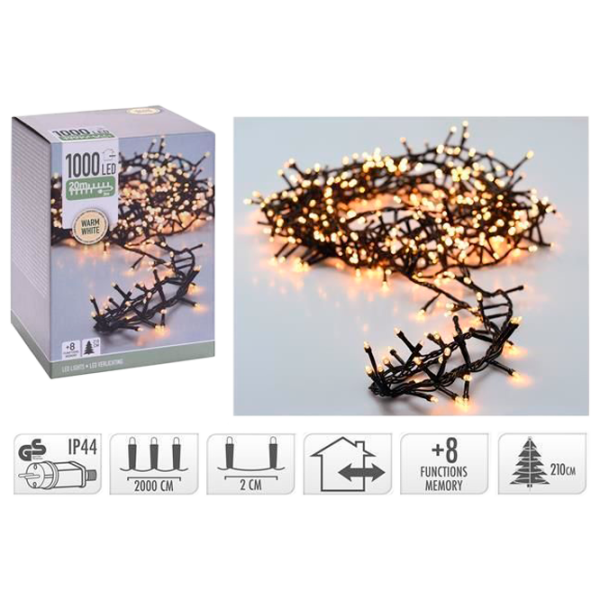 Гирлянды LED Christmas 43463 Нить/ Тёплый белый photo 1 Гирлянды LED Christmas 43463 Нить/ Тёплый белый photo 1
