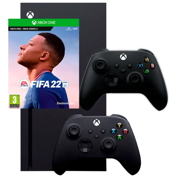 Microsoft Xbox Series X + Extra Controller White + FIFA22 1 ТБ/ Черный photo 1