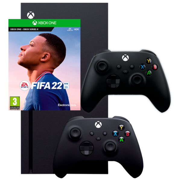 Microsoft Xbox Series X + Extra Controller White + FIFA22 1 ТБ/ Черный photo 1