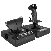 Джойстик Logitech X56 H.O.T.A.S Flight Simulator Проводная/ buttons/ Черный