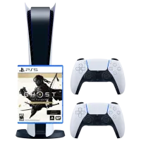 Sony PlayStation 5 + Ghost of Tsushima + Extra DualSense 825 ГБ / Белый