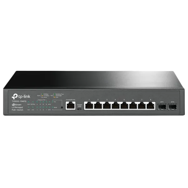 Switch TP-Link T2500G-10MPS Черный photo 1
