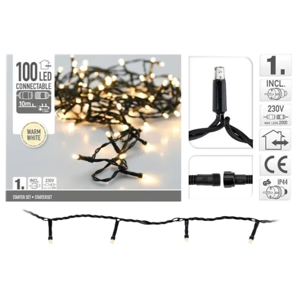 Гирлянды LED Christmas 23486 Нить/ Тёплый белый photo 1 Гирлянды LED Christmas 23486 Нить/ Тёплый белый photo 1