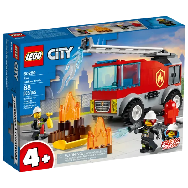 Детский конструктор LEGO City-Fire Ladder Truck Пожарные photo 1