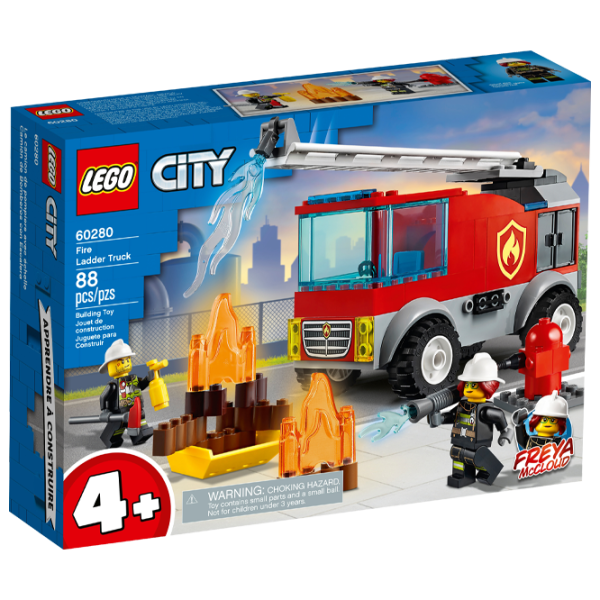 Детский конструктор LEGO City-Fire Ladder Truck Пожарные photo 1