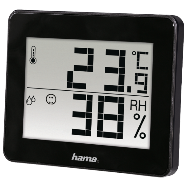 Stație meteorologică Hama TH-130 Black photo 1 Stație meteorologică Hama TH-130 Black photo 1