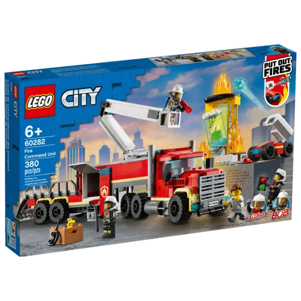 Детский конструктор LEGO Fire Command Unit Пожарные/ Красный photo 1