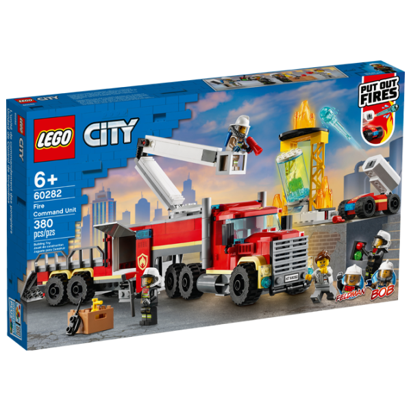 Детский конструктор LEGO Fire Command Unit Пожарные/ Красный photo 1