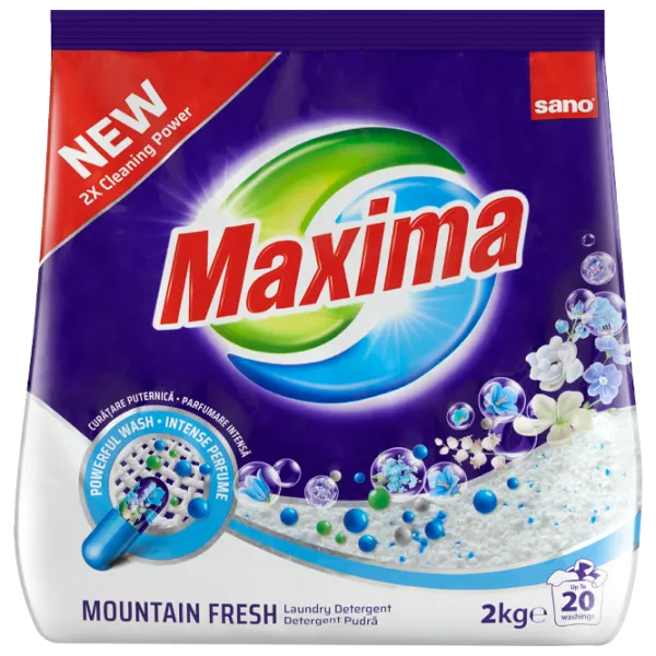 Detergent Sano Maxima 2 kg  Număr spălări: 20 photo 1
