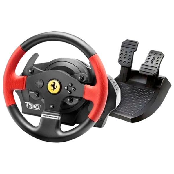 Volan Thrustmaster T150 Ferrari Force Feedback Cu fir / 15 buttons / Black photo 1