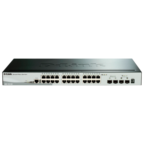 Switch D-Link DGS-1510-28P/ A1A Black photo 1