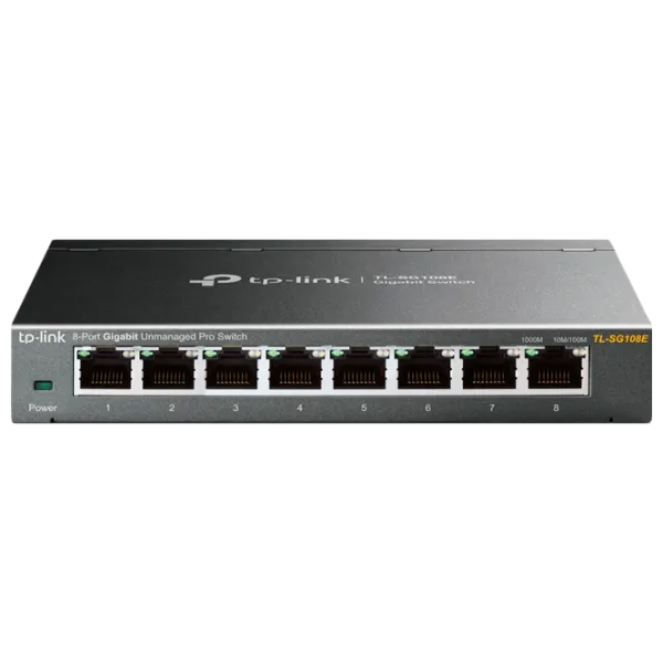 Switch TP-Link TL-SG108E Черный photo 1