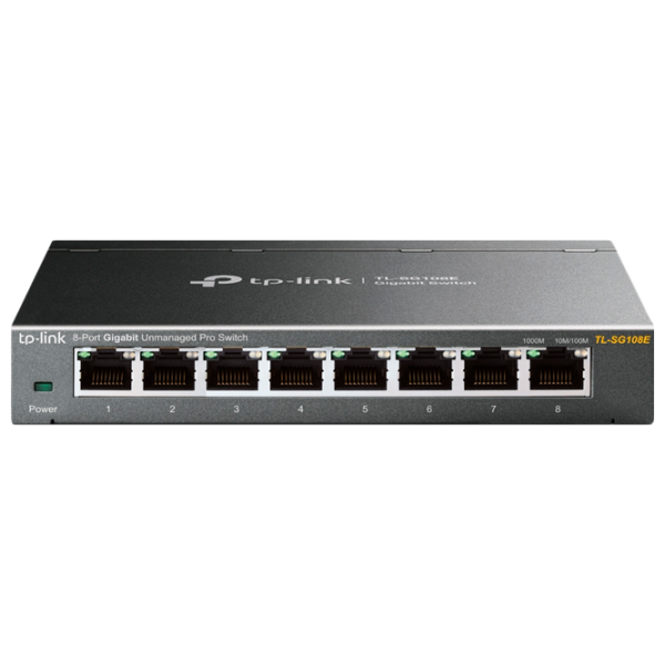 Switch TP-Link TL-SG108E Черный photo 1