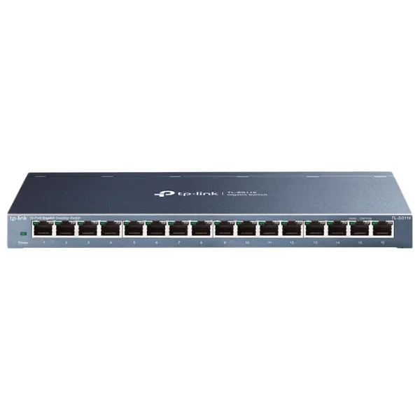 Switch TP-Link TL-SG116E Черный photo 1