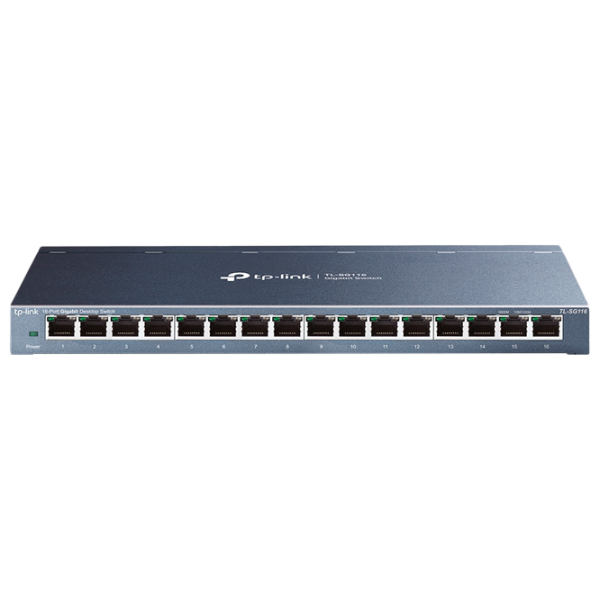 Switch TP-Link TL-SG116E Черный photo 1