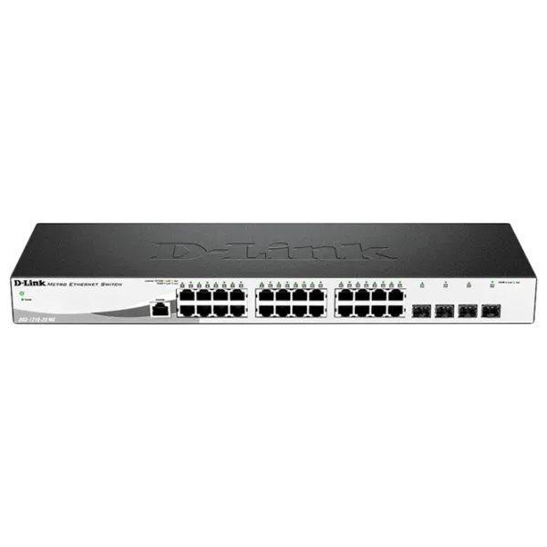 Switch D-Link DGS-1210-28/ ME/ A2B Black photo 1