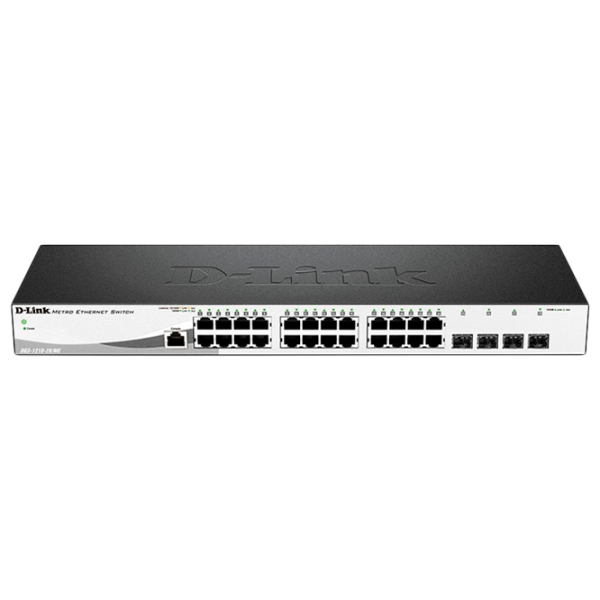 Switch D-Link DGS-1210-28/ ME/ A2B Black photo 1