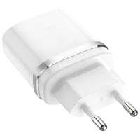 Сетевое зарядное устройство Rival USB QC3.0 2 A/ Белый