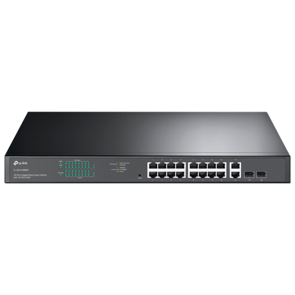 Switch TP-Link TL-SG1218MPE Черный photo 1