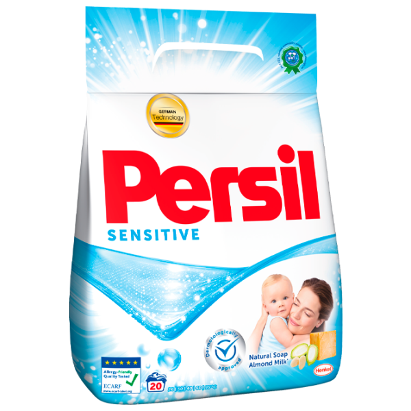 Detergent Persil Power Sensitive 2 kg  Număr spălări: 20 photo 1