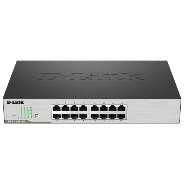 Switch D-Link DGS-1100-16/ B2A Черный photo 1