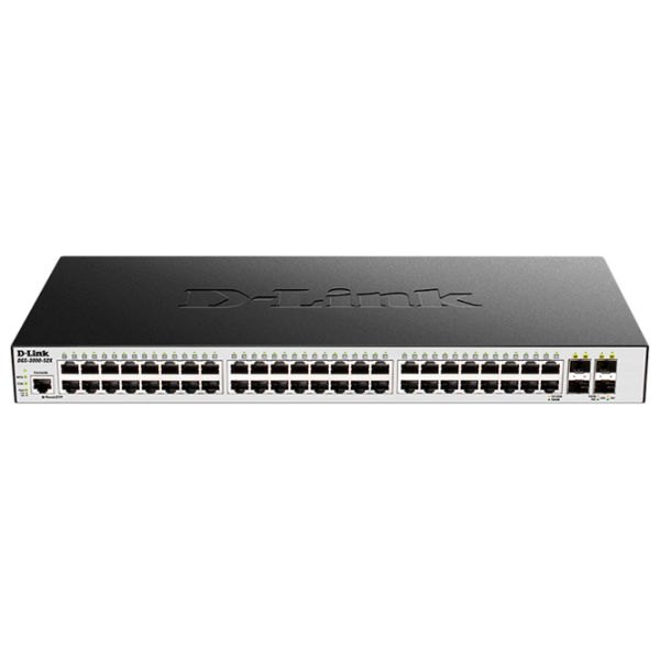 Switch D-Link DGS-3000-52X/ B2A Black photo 1
