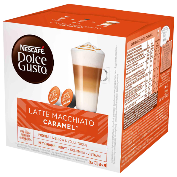 Cafea Nescafe Dolce Gusto Latte Macchiato Caramel Capsule/ Dolce Gusto/ 16 capsule photo 1