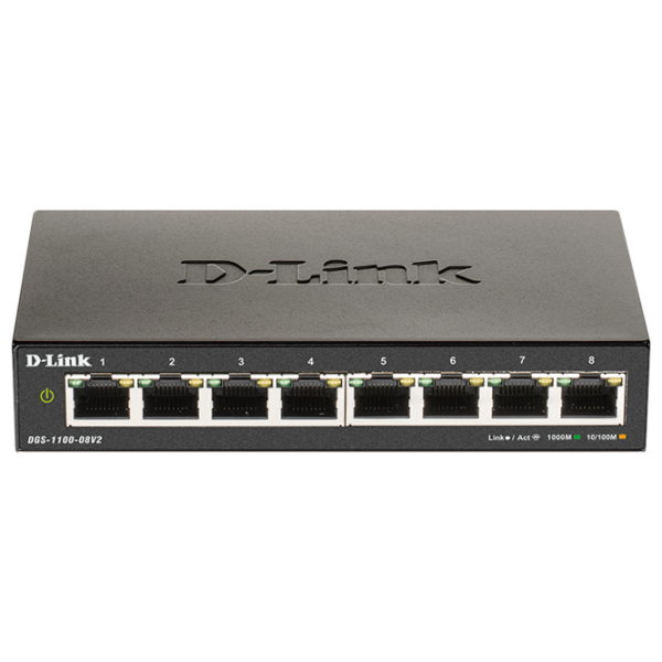 Switch D-Link DGS-1100-08V2/ A1A Черный photo 1