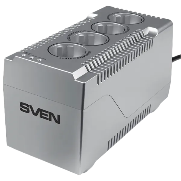 Stabilizator de tensiune Sven VR-F1500 Silver photo 1