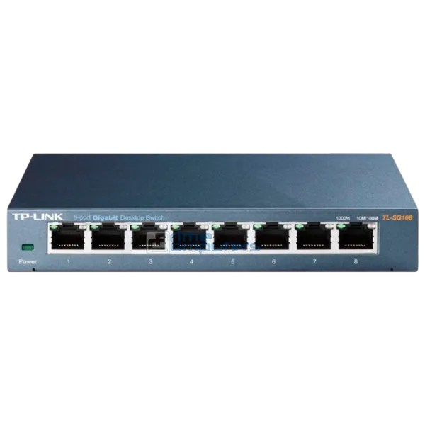 Switch TP-Link TL-SG108 Черный photo 1