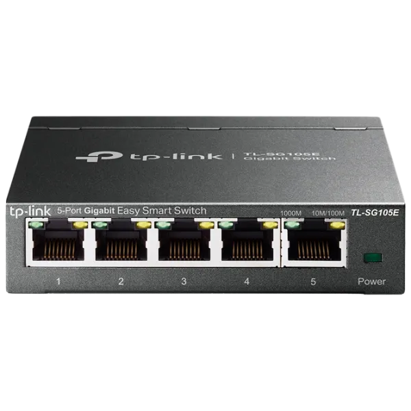 Switch TP-Link TL-SG105E Черный photo 1